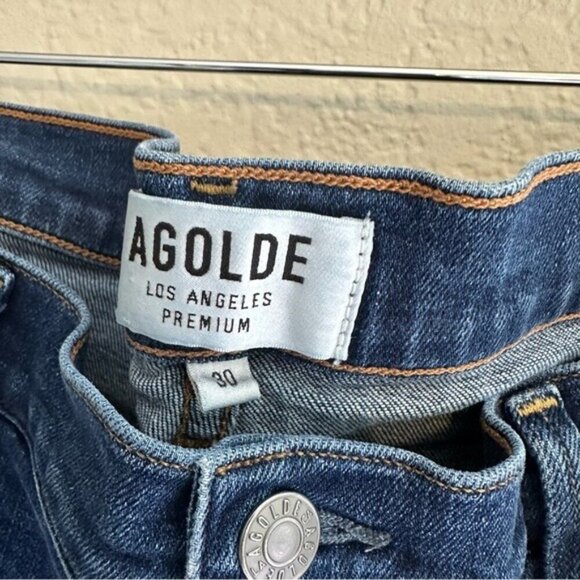 Agolde Isabel Slim Boyfriend Ankle in Starwood Distressed size 30 - Picture 10 of 14